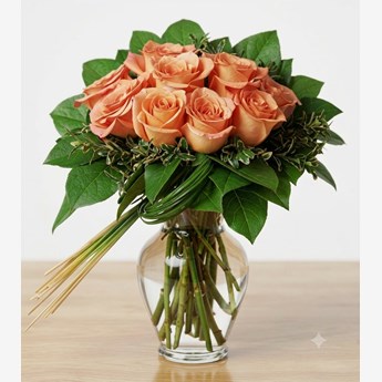 Perfectly Peachy Roses