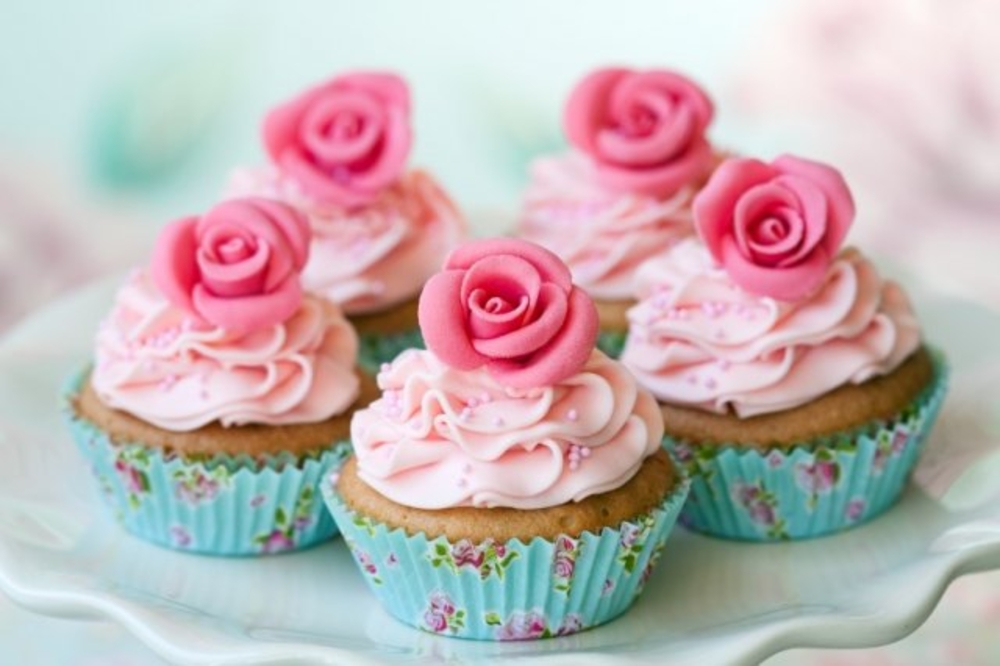Rose Cup Cakes