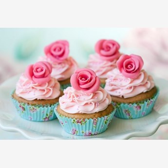 Rose Cup Cakes