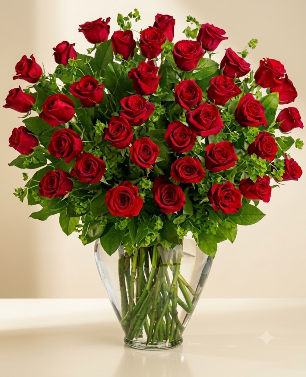 36 Fresh Red Roses