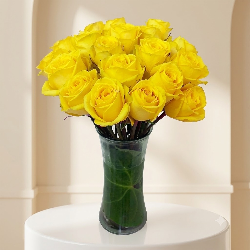 Yellow Roses Arrangement