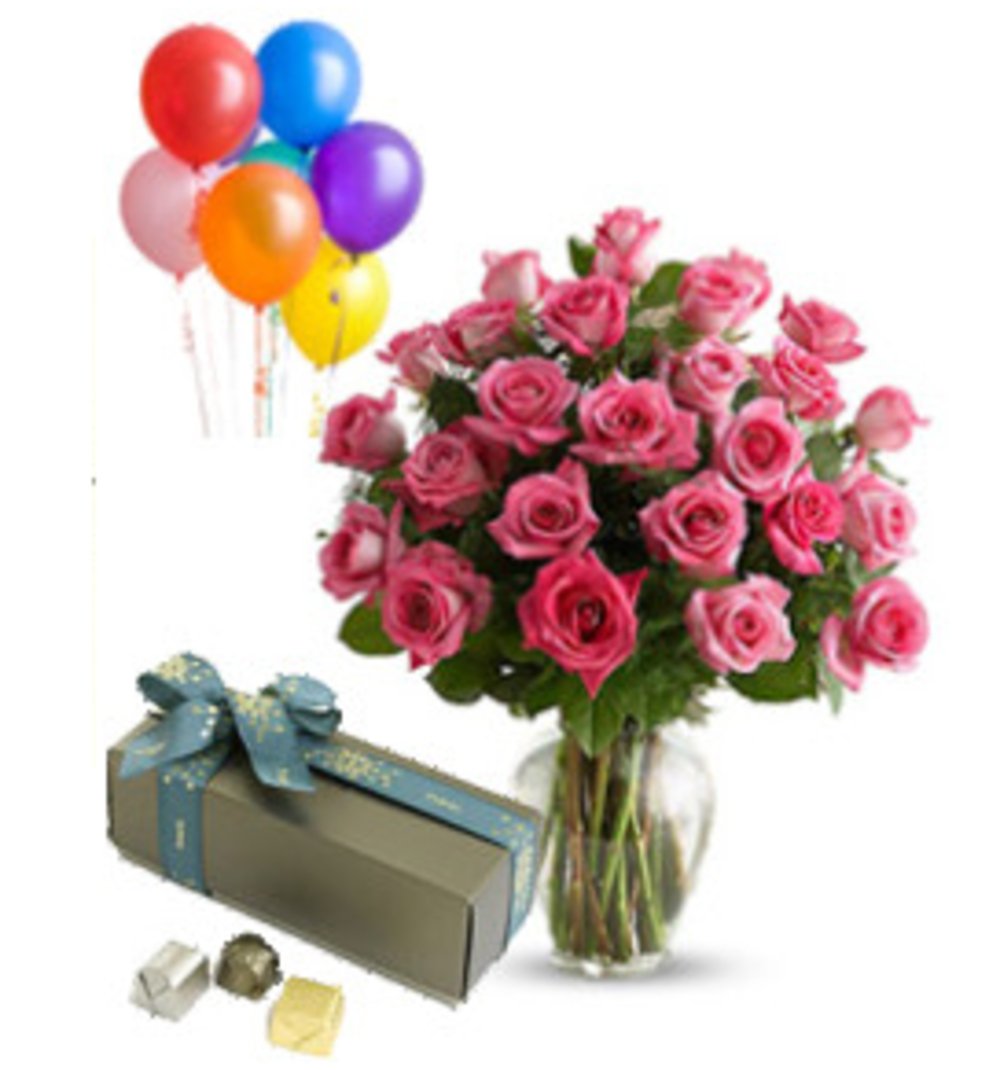 Roses, Patchi & Balloons