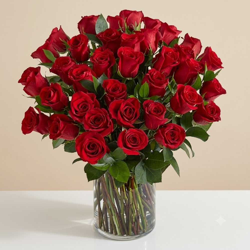 Ruby Red Roses 