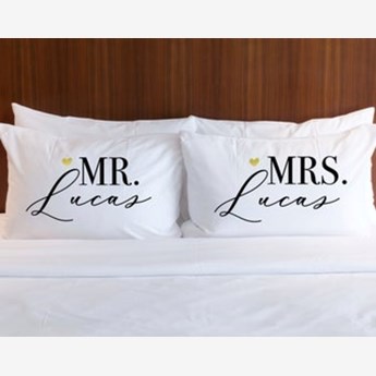 Lovely Husband And Wife Pillow