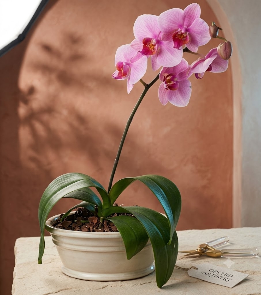 Pink Phalaenopsis Orchid Plant