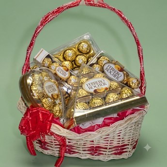 Ferrero Rocher Chocolate Basket