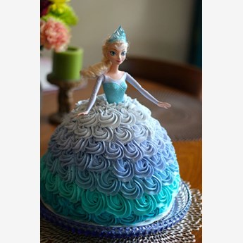 Barbie Birthday Cake 