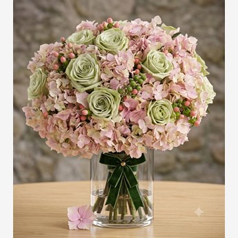Pink Hydrangea Bouquet