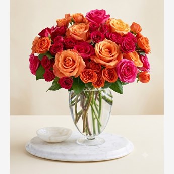 60 Stems of Mixed Colored Roses
