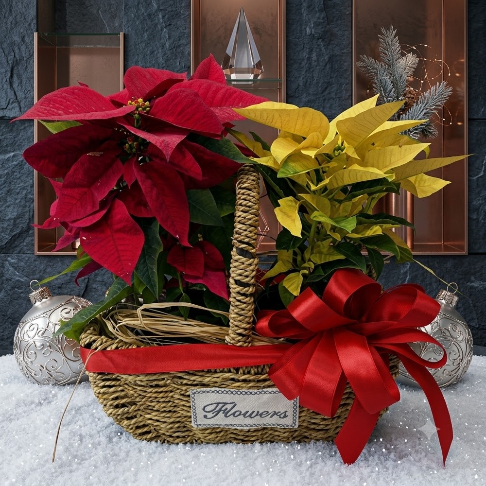 Pretty red and yellow combination gift