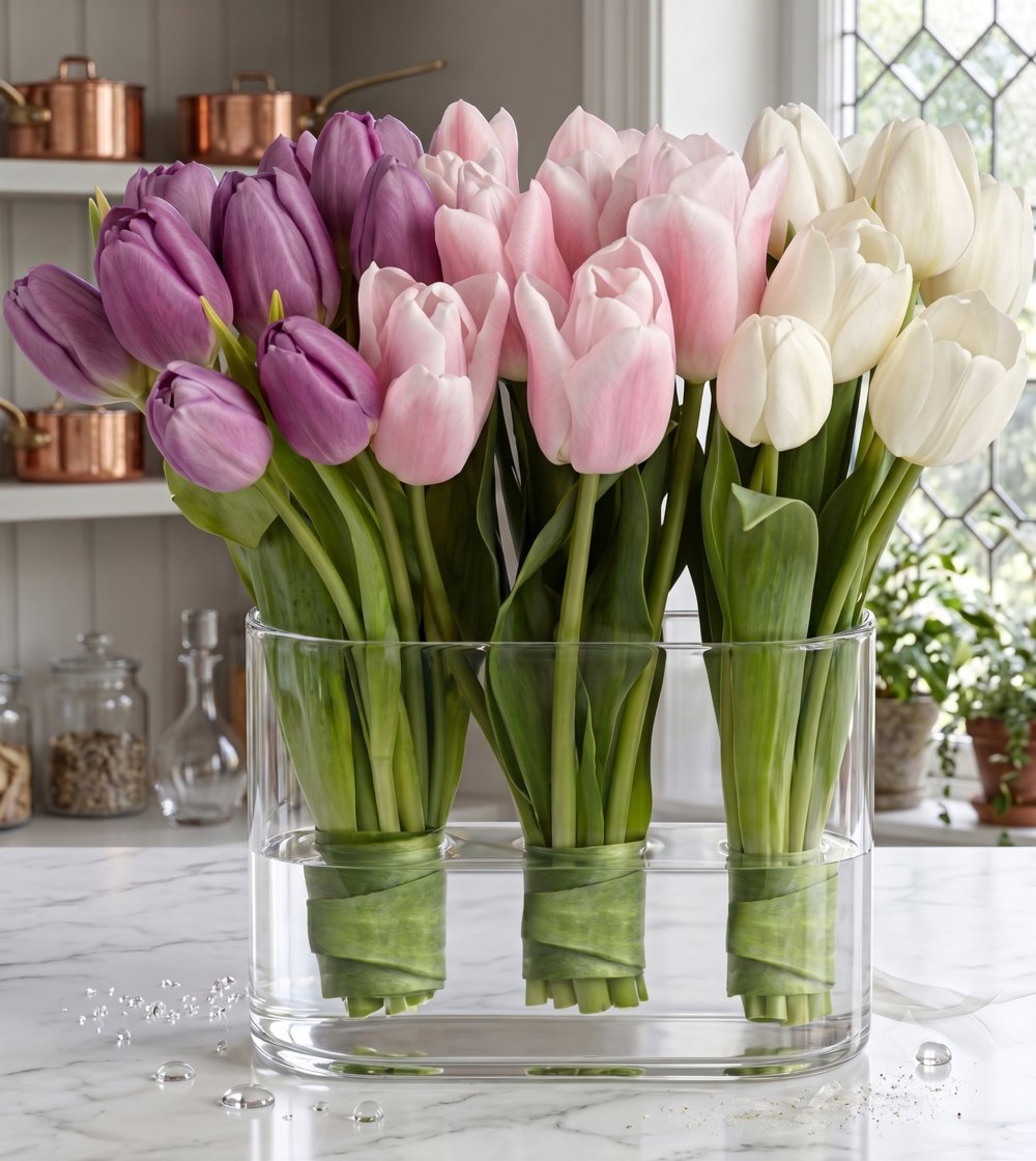 30 Tulips in a Vase