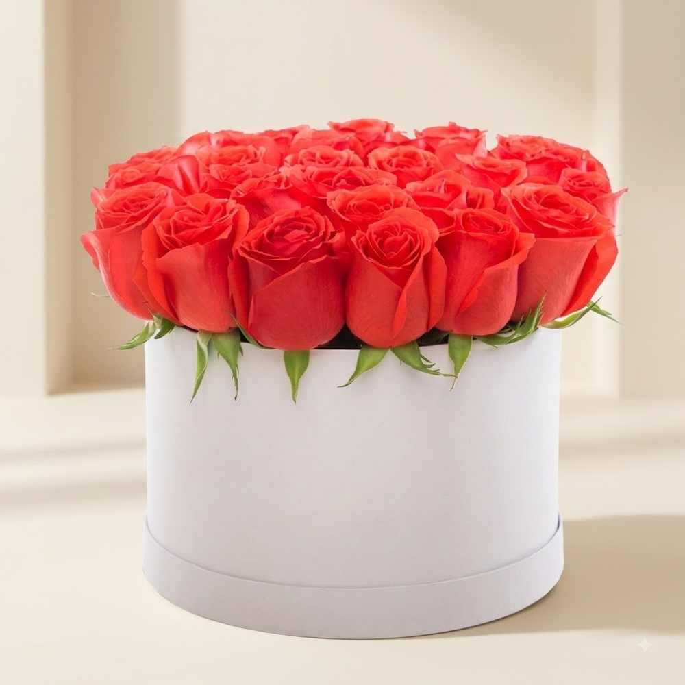 24 Red Roses Premium Box 