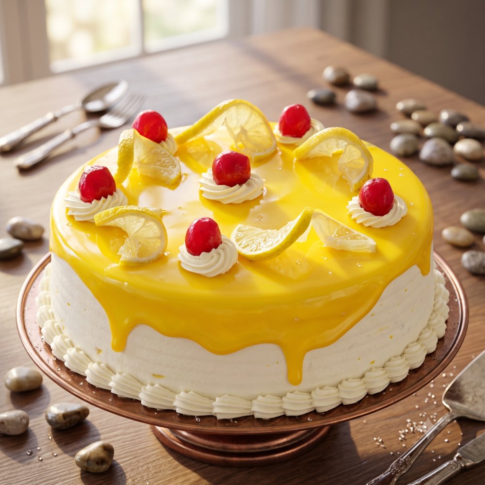Lemon Vanilla Cake