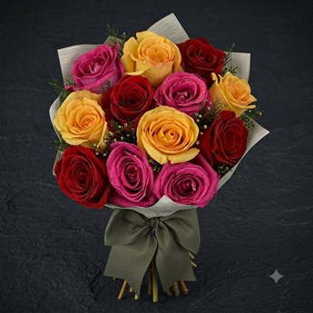 Red, Yellow and Pink Bouquet