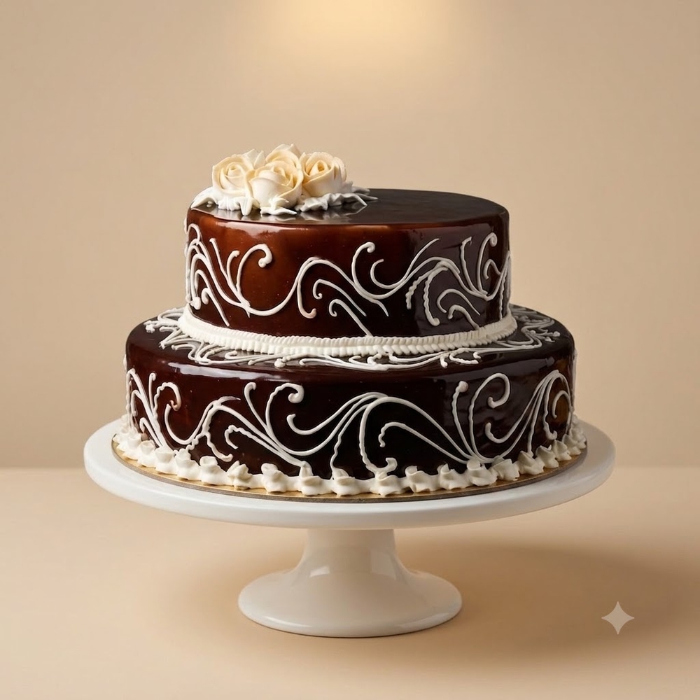 Two Tier Chocolate Cake