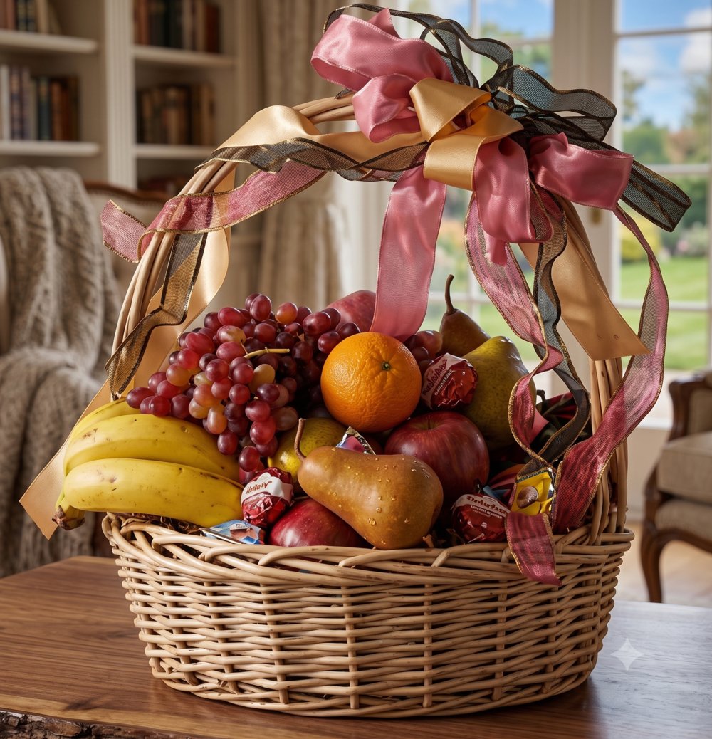 Luscious Fruits Basket