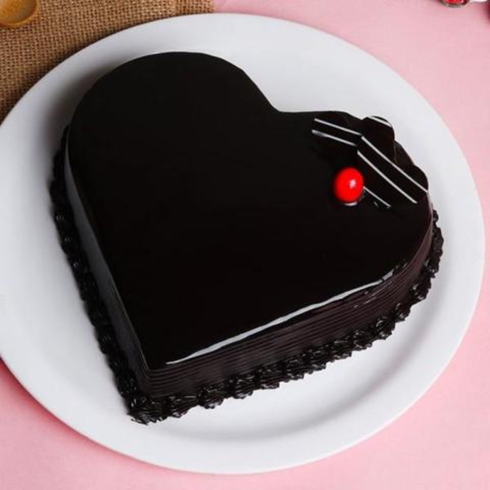 Chocolate Heart Cherry Love