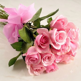 Light Pink Roses Bouquet 