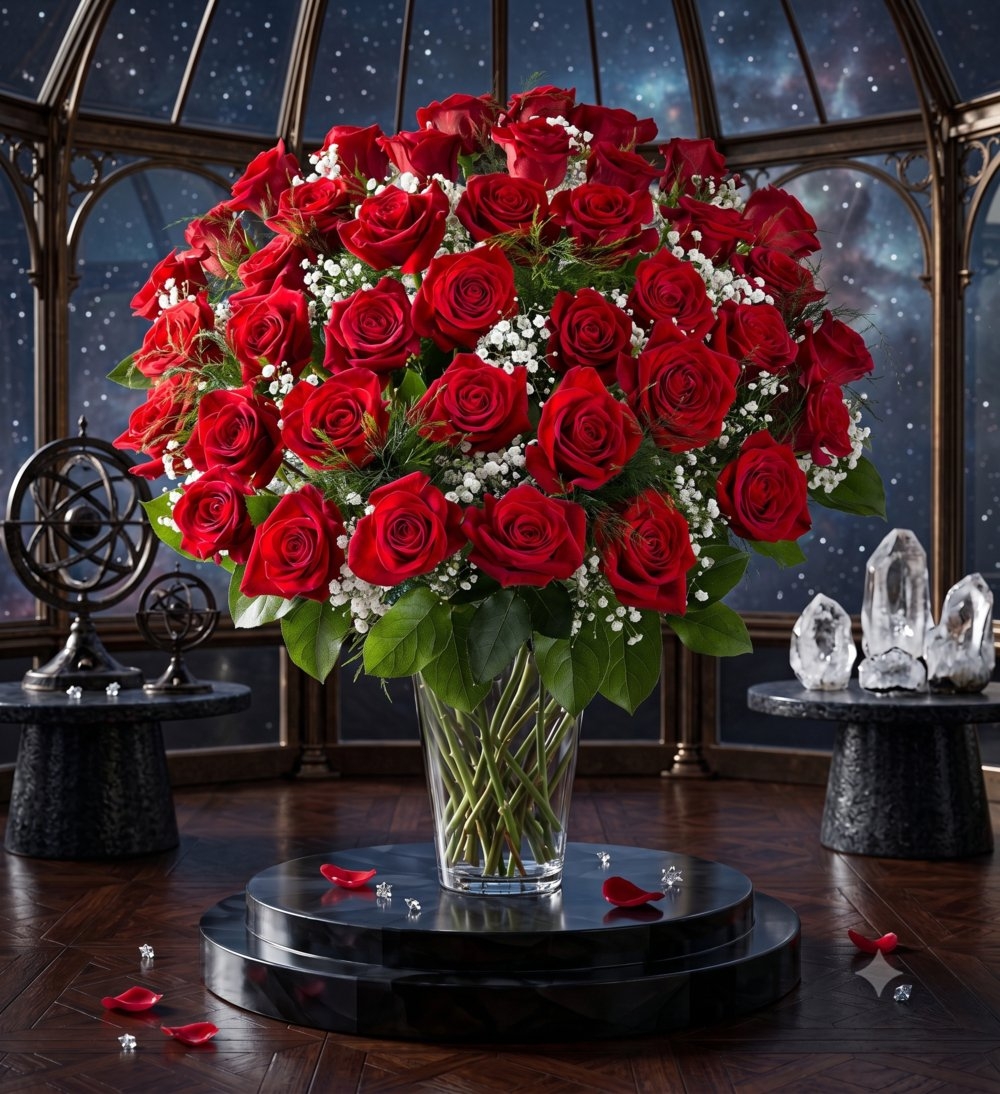 Three Dozen Red Roses