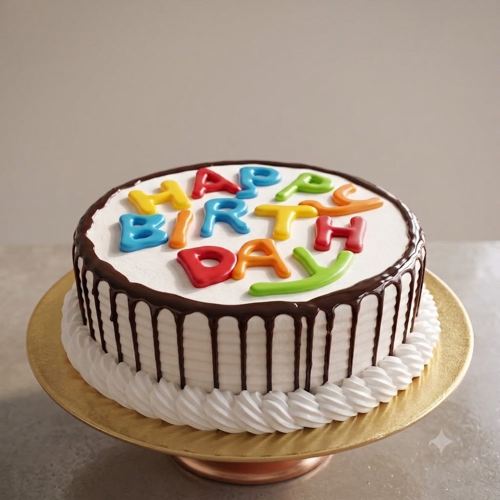 Colorful Birthday Cake 1kg