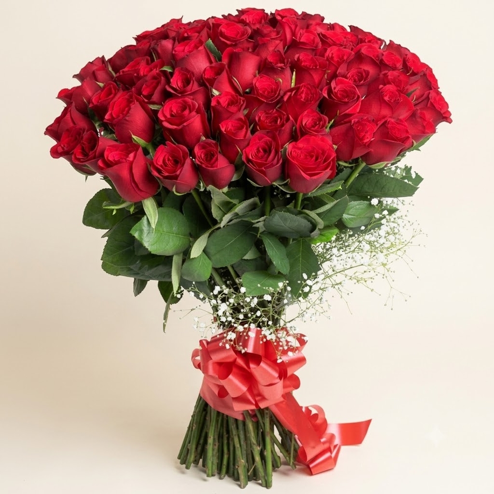 40 Fresh Red Roses