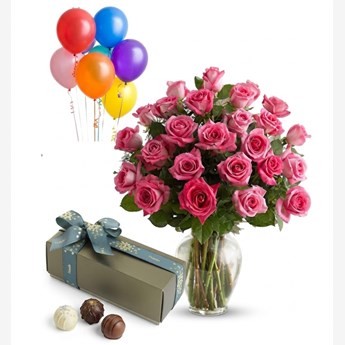 Roses, Patchi and Balloons