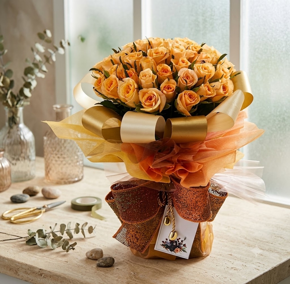 Orange Roses Bouquet