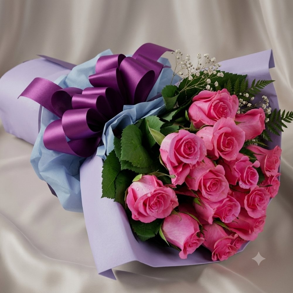 Pink Roses Bouquet