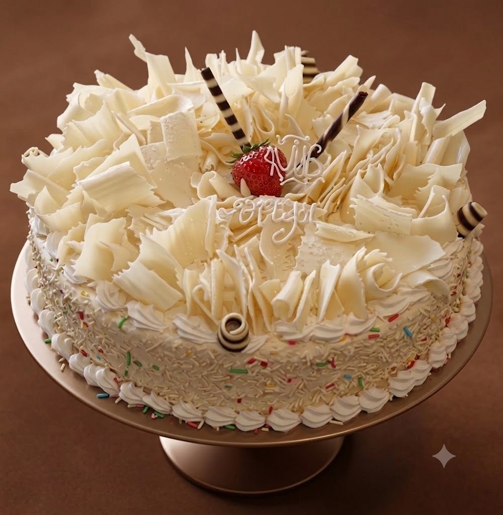 White Forest Cake