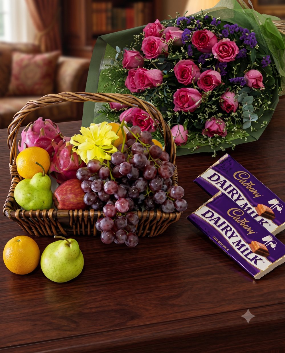 A Pretty Fruit Basket