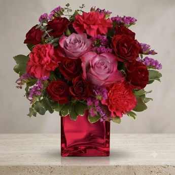 Red and Pink Mixed Roses