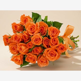 40 Orange Roses Bouquet