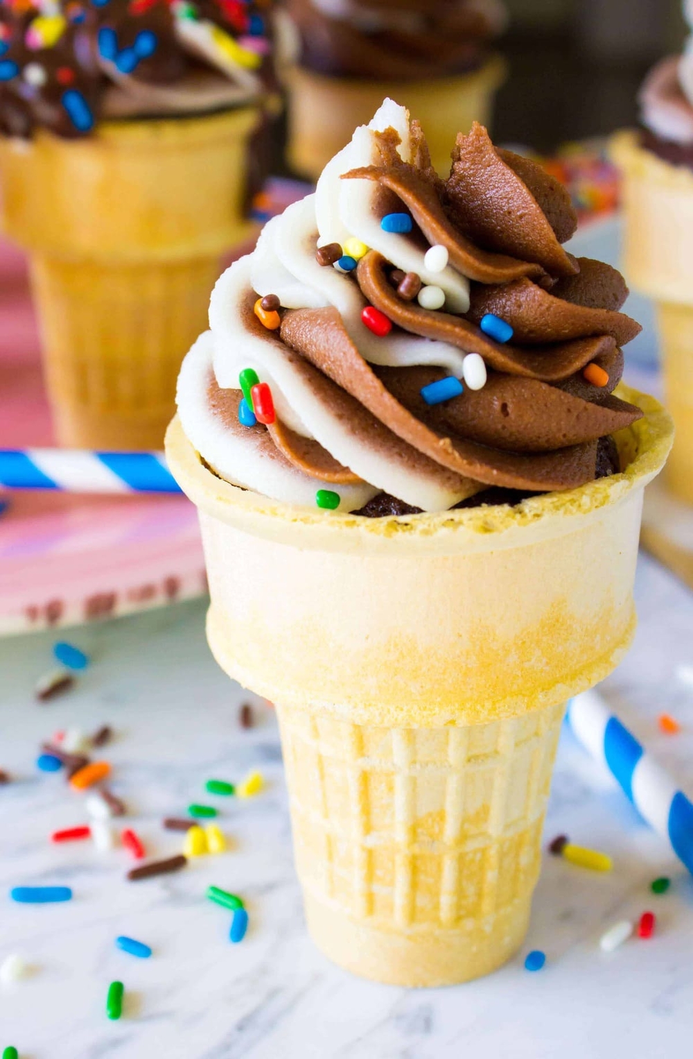 Ice Cream Cone Cupcake 