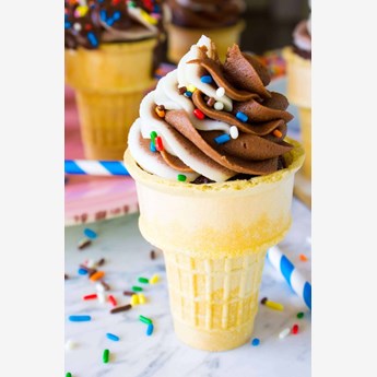 Ice Cream Cone Cupcake 