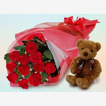 Red Roses and Teddy
