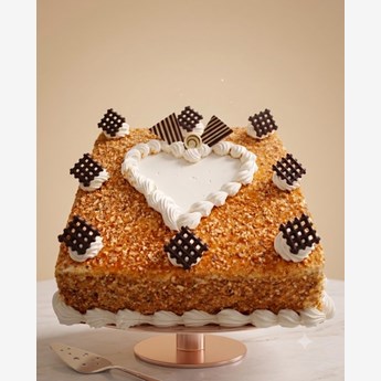 Caramel Nougat Chocolate Cake