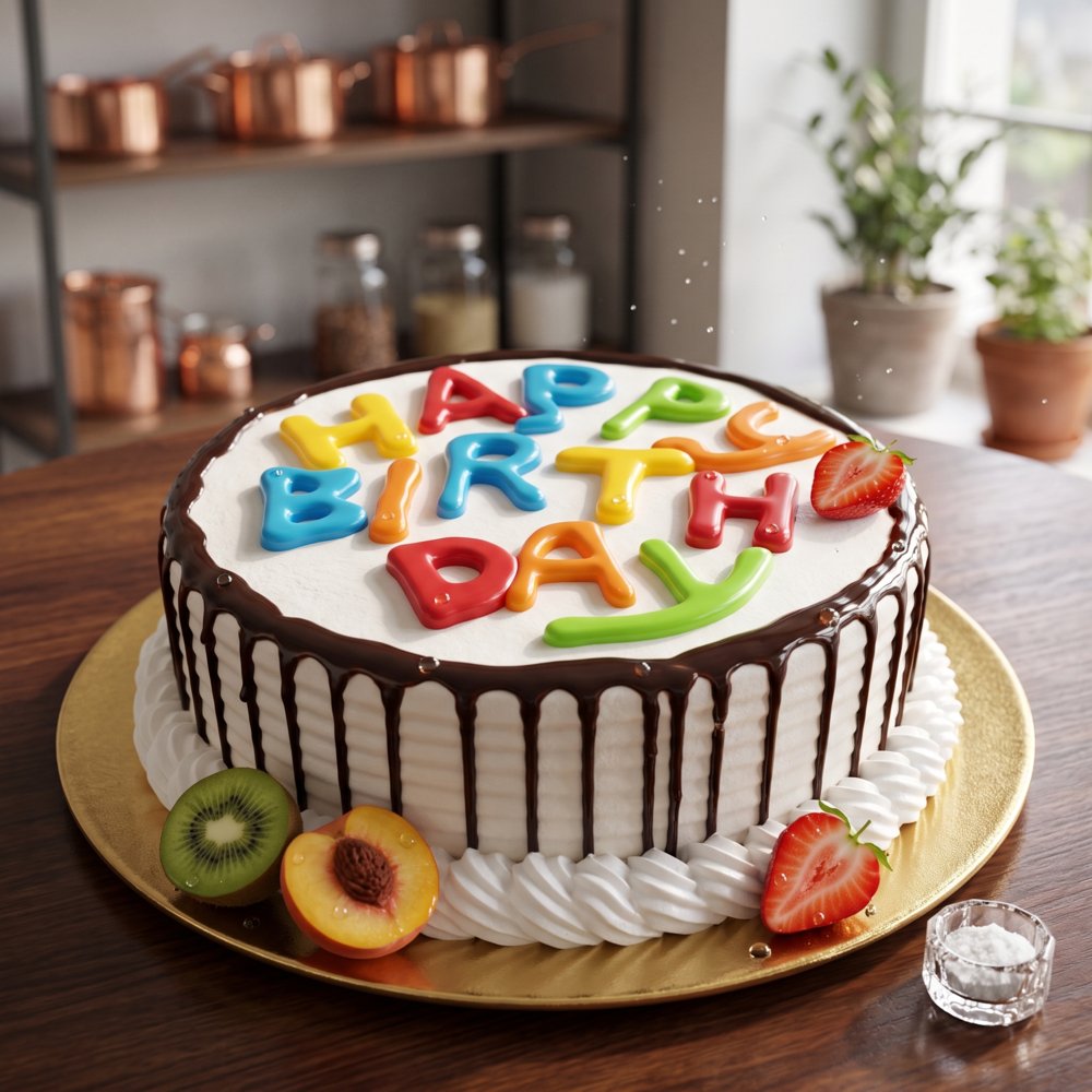 Colorful Birthday Cake 1kg